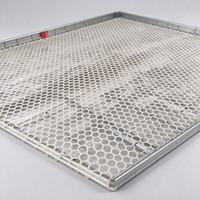 Système complet d'élevage au sol pour poulets de chair, ligne d'alimentation et d'abreuvement automatique pour volailles avec plancher en plastique à lattes