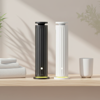 Diffuseur d'arômes silencieux sans eau à lumière d'ambiance chaude, fonctionnant sur piles, avec coque en plastique PP, rechargeable Type-C, capacité de 120 ml