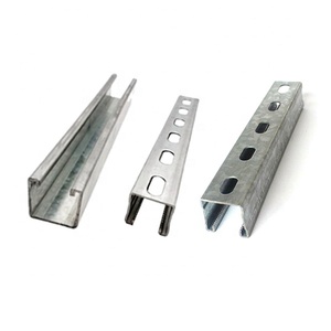 Fournitures directes d'usine : Profilés en acier galvanisé HDG de haute qualité (types Strut Channel/C Channel) pour bardage de façade - Product Image 1