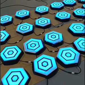 Luz de Pared LED Interactiva para Juegos, Luz de Piso Interactiva para Salas de Juego Interiores con Construcción de Plástico - Product Image 4