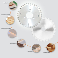 Lame de scie à rainurer industrielle en carbure KON/ATB de 120 mm, 160 mm, 180 mm pour panneaux MDF/mélaminés, support OEM, faible éclatement
