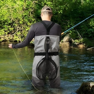 Langland 3 <span class=keywords><strong>couches</strong></span> et <span class=keywords><strong>5</strong></span> <span class=keywords><strong>couches</strong></span> Hommes Cuissardes Respirantes Imperméable Pêche à la Mouche Poitrine Pêche - Product Image 6