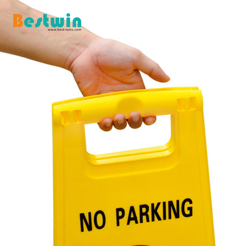 Plastic Polyprepylene Yellow Fold Out Collapsible Warning Caution Wet ...
