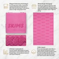 Serviette en coton 100% avec logo personnalisé en relief - Serviette de plage jacquard à logo répété de qualité supérieure - Serviettes de luxe super absorbantes pour hôtel et spa