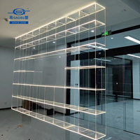 Lámina de Acrílico de 2 mm, Transparente, Resistente, Tablero de PMMA para Decoración de Muebles y Exhibición