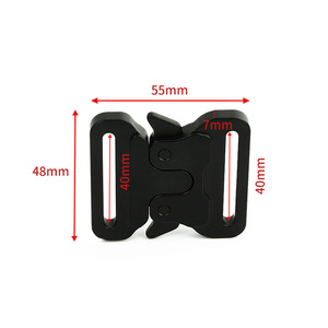 Z W Metal <b>Buckle</b> 40mm Adjustable Outdoor Bag <b>Clip</b> For Backpacks And Waist Packs - Product Image 2