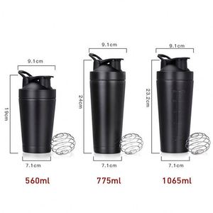 Wholesale Sports Gym Vacuum <b>Shaker</b> Bottle Custom Logo Stainless Steel Metal Fitness Mixer Protein Large Capacity Insulated <b>Cup</b> - Product Image 3