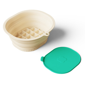 Tazón de Silicona Plegable para Baño Facial con Bandeja de Hielo Integrada, Lavabo Facial para Alivio del Acné, Terapia de Frío para Reafirmar la Piel - Product Image 2