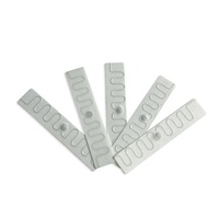 Étiquettes de blanchisserie en tissu NFC/UHF à double fréquence durables, résistantes à la chaleur, lavables, étiquettes RFID pour le linge, utilisables plus de 300 fois