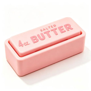 Produit phare : Porte-clés clicker anti-stress mécanique en forme de beurre, jouet sensoriel créatif et mignon pour la vente au détail et en gros - Product Image 3