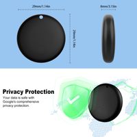 Smart Dog Tag tahan Air gantungan kunci Anti hilang Locator untuk Google's Find Hub App Android Air Tag gantungan kunci