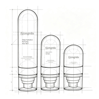 Flacon pulvérisateur inversé vide Songmile en plastique PET/PP rechargeable de 30ml, 50ml, 80ml, 100ml, 120ml, 1oz, 4oz pour soins de la peau et parfums