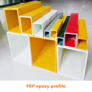 Ống vuông FRP, sợi thủy tinh GRP, profile ép đùn với dịch vụ uốn và cắt - Product Image 2