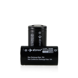 Fabrikpreis Eizfan 3,7V <span class=keywords><strong>18350</strong></span> Lithium-Ionen-Akku 1100mAh <span class=keywords><strong>15A</strong></span> Wiederaufladbarer Akku mit Flachkopf - Product Image 3