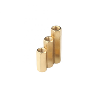 Manchon de raccord hexagonal en laiton usiné CNC sur mesure OEM de précision