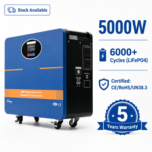 OEM Factory 5KW <b>Solar</b> Power Station 5000W Portable <b>Generator</b> CE RoHS Certified for Industrial Energy Storage System High-Efficie - Product Image 1