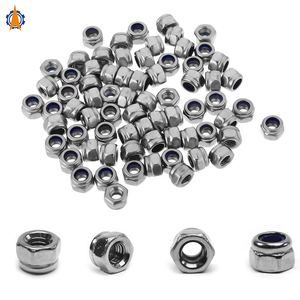 M3 locknuts tự-khóa Nylon chèn 304 thép không gỉ tự khóa 5.5 mét Hex Nut trình điều khiển <span class=keywords><strong>Tiny</strong></span> NUT - Product Image 2