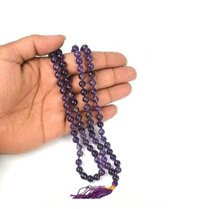 ลูกปัดคริสตัลมาลาของฮวงจุ้ยสำหรับทำสมาธิและบำบัดลูกปัดแอเมทิสต์ธรรมชาติระดับพรีเมี่ยม - Product Image 5