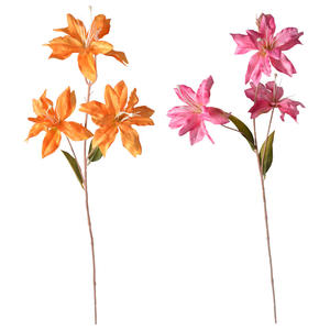 Flor de Lirio de <span class=keywords><strong>Seda</strong></span> Artificial de 3 Cabezas, Decoración de Simulación para Bodas, Salón, Hogar, Sala de Estar, Accesorios para Fotografía, Venta al por Mayor de Fábrica China - Product Image 4