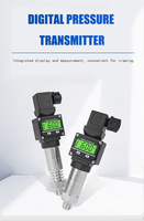 Transmitter Tekanan Digital Cerdas 4-20mA Tampilan Layar Sensor Tekanan Diferensial Presisi Tinggi Tahan Suhu Tinggi
