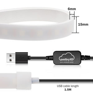 Akıllı TV monitörü <span class=keywords><strong>PC</strong></span> arka ışık ile <span class=keywords><strong>24</strong></span> "27" 32 "34" 49 "bilgisayar ortam aydınlatma tatil için ışık şeridi oyun IP65 anma - Product Image 5