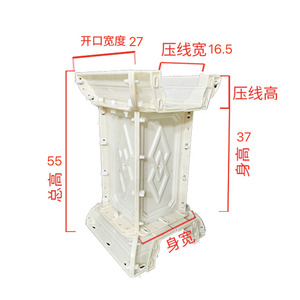 แม่พิมพ์ลูกกรงพลาสติกสไตล์ยุโรปแม่พิมพ์ก้อนคอนกรีตน้ำหนักเบา - Product Image 1