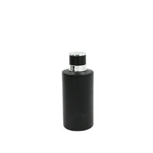 New 100ml Soft Touch Perfume Refillable Glass Cosmetic Bottles with Spray Pump manufacturer/wholesale