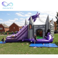 Château gonflable de saut de dragon extérieur pour enfants