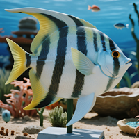 Decoración de Acuario de Resina Personalizada para Interiores, Simulación de Peces Tropicales, Exhibición Educativa, Acuario Doméstico, Parque Temático Oceánico