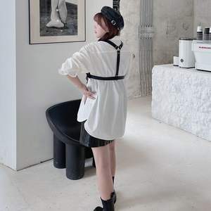 Changshu Women's <b>Chain</b> <b>Belt</b> Black Solid Color Eco Friendly Garters <b>Belt</b> For Adult Fashion Accessory N7715 - Product Image 1