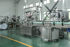 Mới hoàn toàn tự động đồ uống có cồn Chai làm đầy và niêm phong máy cho nước trái cây dầu dán Kem chai chất lỏng piston - Product Image 6