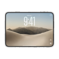 Coque de protection transparente antichoc en TPU+PC avec logo, étui magnétique pour iPhone Duo