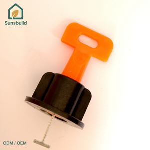 Sunsbuild OEM ODM T Lock Tile Leveling System with Stainless Steel Pin for Bathroom Living Room Waterproof <b>Flooring</b> Installation - Product Image 2