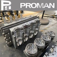 Machine de soufflage automatique de bouteilles PET de 100 ml à 2 L pour la fabrication de bouteilles d'eau, d'huile, de boissons et de contenants alimentaires en plastique par étirage-soufflage de préformes.