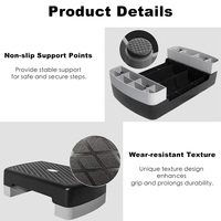 Plataforma de Step Aeróbico Portátil Mini, Estable con Superficie Antideslizante
