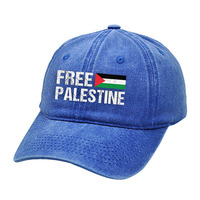 Topi Baseball Palestina 2025 Berkualitas Tinggi 6 Panel Bordir Topi Baseball Free Palestine Topi Baseball Custom