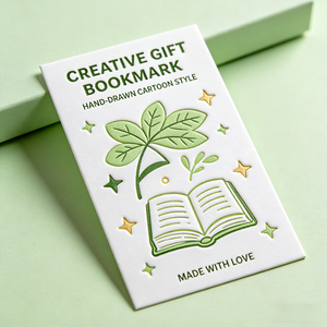 Servicio de Impresión de Marcapáginas de Papel Especial de Primera Calidad, con Grabado Profundo, Impresión Tipográfica, Tarjetas de Presentación Artísticas - Product Image 2