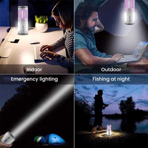 Linterna LED portátil para acampar al aire libre, Lámpara electrónica para matar insectos y mosquitos para cocina interior, batería de resorte para oficina - Product Image 6