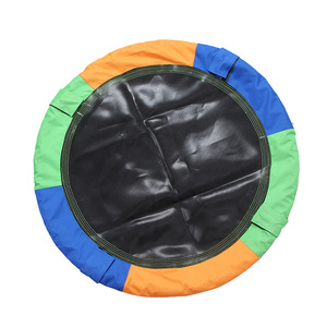 Columpio Redondo de Tela Oxford Tricolor 900D para Exteriores, 100 cm de Diámetro, con Cuerda para Colgar en el Árbol, para Niños, Uso Recreativo - Product Image 4