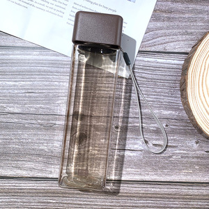 Garrafas de água de leite para frutas, garrafa esportiva transparente de 480ml para chá, copo de água, bebida em estilo coreano, resistente ao calor - Product Image 5