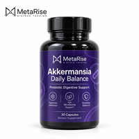 Capsules de Probiotiques et Vitamines OEM à Marque Blanche Live Akkermansia Muciniphila pour le Microbiome Intestinal et la Nutrition Digestive, 30 Comprimés, Durée de Conservation 24 Mois