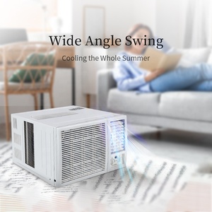 เครื่องปรับอากาศแบบติดหน้าต่างจีน ยี่ห้อ China Air Conditioner รุ่น All in One ใช้สารทำความเย็น R32/R410a ขนาด 9000 บีทียู 230 โวลต์ 50 เฮิรตซ์ แบบกลไก สีขาว - Product Image 2