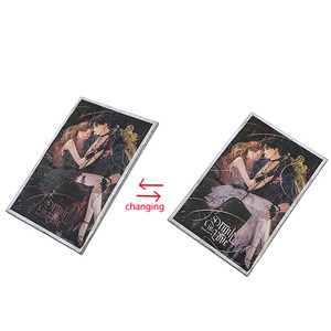 Tableau d'art lenticulaire 3D personnalisé en acrylique écologique pour collection, avec images d'anime changeantes, type Shikishi Flash - Product Image 1