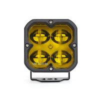 Phare de travail exclusif de conception compacte 3 "20W pour phare antibrouillard jaune de voiture