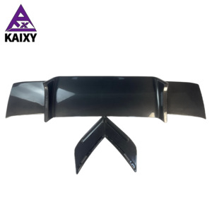 Pour <span class=keywords><strong>Mercedes</strong></span> Benz classe G G350 G500 G63 G65 pièces de carrosserie en Fiber de carbone Style B aile arrière et becquet de toit en carbone sec - Product Image 3