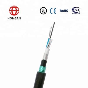 Hongan สายไฟเบอร์ออปติก4 8 24แกนสาย G652D ใยแก้วนำแสงกลางแจ้งสำหรับเครื่องป้อน FTTH คุณสมบัติเชิงกลที่ดี - Product Image 4