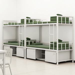 Xinlongfei <b>Bunk</b> <b>Beds</b> Steel Double Decker With Storage Dormitory Furniture Standard Size - Product Image 3