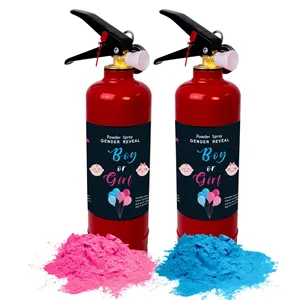 HEHE Fille ou Garçon Bébé Sexe Révéler Extincteur 250g Poudre Fumée Couleur Blasters