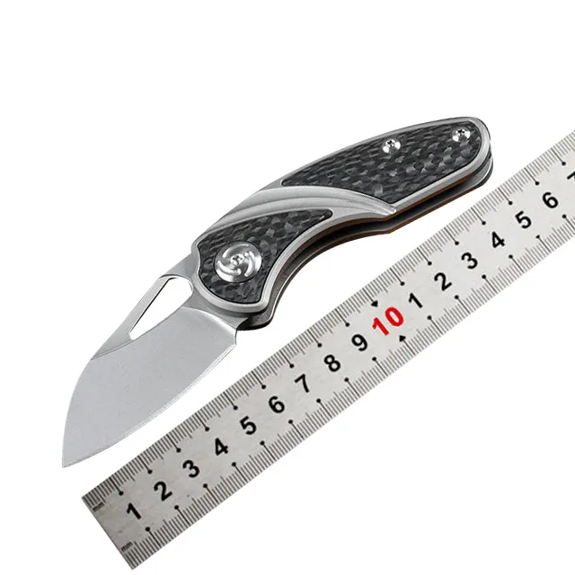 OEM Imported Japanese S35VN Blade Material Axis Lock Pocket Knife With Titanium Handle