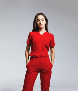 Haute Qualité Rayonne Spandex Polyester Universel Uniforme Médical Scrubs Soins Infirmiers Scrubs Uniformes Ensembles Médical Pet Toilettage Clinique - Product Image 5
